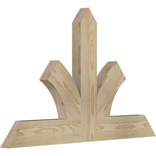 15/12 Pitch Richland Rough Sawn Timber Gable Bracket GBW036X23X0204RIC00RDF 15/12 Pitch Richland Rough Sawn Timber Gable Bracket GBW036X23X0204RIC00RDF