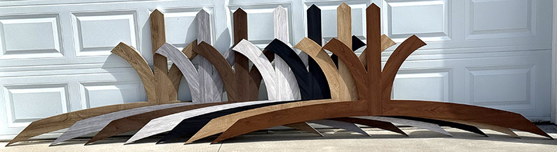 Gable decoration assortment in canvas finish