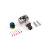 Injector Dynamics Sensor Add On for ID-F750 kit with billet block, sensor connector, terminals, and mounting bolts
