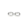 Two Injector Dynamics Nissan GTR lower washers, metal spacer rings shown side by side on white background.