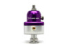 Fuelab 555 High Pressure Adjustable FPR Blocking 25-65 PSI (1) -8AN In (2) -8AN Out - Purple