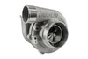 Turbosmart TS-1 6466 turbocharger, front angle view showing compressor housing and inlet, V-band ports.