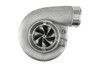 Turbosmart TS-1 7675 turbocharger, front angle view showing compressor wheel, T4 flange and V-band outlet