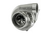 Turbosmart TS-2 6262 turbocharger, front angle view showing compressor wheel and V-band housing