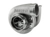 Turbosmart TS-1 7880 turbocharger, front angle view showing compressor wheel, v-band inlet and oil fitting ports.