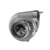 Turbosmart 6466 T4 0.96AR TS-1 turbocharger, side angle view showing compressor wheel, housing, and inlet