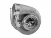 Turbosmart 6870C TS-1 turbocharger, angled front view showing compressor wheel, housing and V-band inlet.