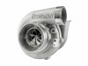 Turbosmart TS-2 5862 turbocharger, front angle view showing compressor wheel, V-band inlet and outlet.