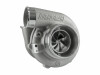 Turbosmart TS-2 6466 water cooled turbocharger, angled view showing compressor wheel, v-band inlet and Turbosmart logo housing