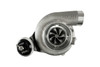 Turbosmart 6466 V-Band turbocharger, front angle view showing compressor wheel and integrated wastegate actuator