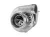 Turbosmart 6262 T3 0.82AR turbocharger, front angle showing compressor wheel, housing and outlet elbow