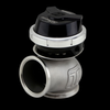 Turbosmart WG50 Gen V Pro-Gate 50 external wastegate, black top cap, angled view showing v-band flange and inlet