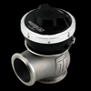 Turbosmart WG45 Gen V Hyper-Gate 45 external wastegate, black top, side angle showing V-band inlet and flange