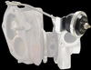 Turbosmart IWG75 black wastegate actuator mounted on ghosted EVO turbo housing with linkage rod