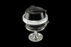 Turbosmart GVA60 wastegate actuator in black, front angle on round mounting flange, 14psi