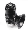 Turbosmart Bubba Sonic BOV, Sleeper, black anodized body with trumpet outlet, top actuator visible