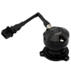 Turbosmart Kompact EM VR9 BOV for BMW N55, angled view showing electrical connector and mounting flange