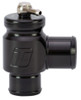 Turbosmart BOV Kompact Dual Port blow off valve, black anodized body with side outlet and top fitting