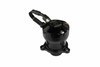 Turbosmart Kompact EM BOV VR14 for Mclaren 720, black anodized body, top hose barb fitting, side angle view