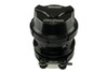 Turbosmart GenV ProPort 54mm blow off valve, front view showing black housing, clamp and hardware