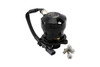 Turbosmart Kompact EM dual port BOV, front angle, black housing, wired sensor, mounting bolts included