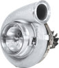 Garrett GTX4709 Gen II super core turbo, side angle showing compressor wheel, housing, and turbine blades