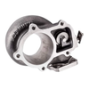 Garrett GT35R turbine housing kit, T3 flange with V-band outlet, 0.63 A/R, wastegate actuator visible