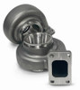 Garrett G30 turbine housing kit, T3 flange with V-band outlet, 0.83 A/R, reverse rotation, angled view