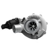 Garrett PowerMax right turbocharger for Ford F-150/Raptor 3.5L EcoBoost, front angle showing compressor housing and actuator