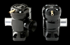 GFB Deceptor Pro II blow off valve kit, two black anodized valves shown side by side, front and rear angles