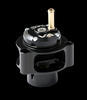 GFB VTA blow off valve for Ford Focus ST, angled view showing brass nipple, bolted top cap and side ports