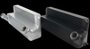 CSF stepped core intercooler for BMW M2, silver and black finish, end tank inlets shown side by side