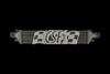 CSF intercooler for 2012 Chevy Sonic 1.4L, front view showing tube fin core and end tank fittings