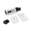 DeatschWerks DW65C 265lph fuel pump with electrical connector, mounting grommet, and gasket install kit