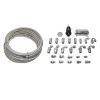 DeatschWerks CTS V/Camaro SS/ZL1 plumbing kit, coiled steel hose, fittings, gauge, and DWF110 regulator