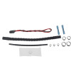 DeatschWerks fuel pump install kit for Harley Electra Glide, wire harness, hoses, clamps, and heat shrink connectors