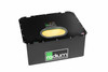 Radium Engineering R22A 22 gallon fuel cell, angled top view showing lid with oval access port and mounting bolts