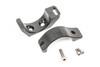 Radium Engineering fuel filter mount for 2016+ Honda Civic, two black brackets with mounting screws shown from above