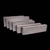 Garrett Air to Air Intercooler CAC core, front angle view showing six stacked bar and plate cooling cores