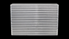 Vibrant Intercooler Core, front view showing bar and plate fin design, 17.75in x 11.8in x 4.5in
