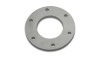 Vibrant T304SS turbo outlet flange for Garrett GT4088, round flat plate with six bolt holes and center bore, top view