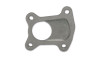 Vibrant T304SS Turbo Outlet Flange for Garrett GT1241, top down view showing four bolt holes and central oval port