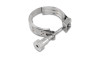 Vibrant stainless steel V-band clamp alignment tool for 3.00in OD weld ferrules, T-bolt closure visible.