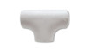 Vibrant 1.25in Schedule 10 T304 stainless steel tee pipe fitting, front angled view showing smooth welded joints.