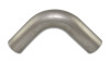 Vibrant Titanium 3in. O.D. 90 degree mandrel bend tube, 4in. CLR, brushed metal finish, bare unpolished ends