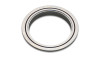 Vibrant aluminum V-band flange for 3in OD tubing, female side, angled top view showing polished ring and groove