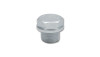 Vibrant hex head bolt plug for O2 sensor bung, M18x1.5 thread, zinc plated steel, angled view