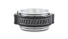 Vibrant 3.5in HD 2.0 Clamp Assembly in black, angled view showing bolt latch and polished band edges