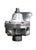 Aeromotive 3-Port Carbureted Bypass Regulator, front angle view showing ORB-06 fittings and adjuster knob