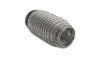 Vibrant LiteFlex flex coupling, 2.00in ID x 6.00in long, braided stainless body with interlock liner visible at open end, angled view